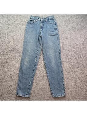 Vintage 90s Levis High Waisted Mom Jeans Light Wash Tapered Denim 26